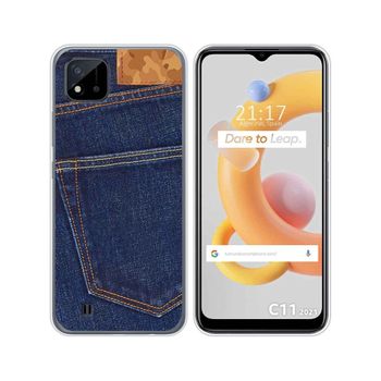 Funda Silicona Realme C11 2021 Diseño Vaquero