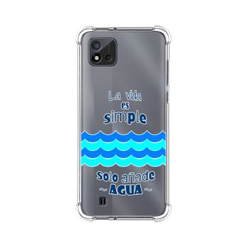 Funda Silicona Antigolpes Realme C11 2021 Diseño Agua