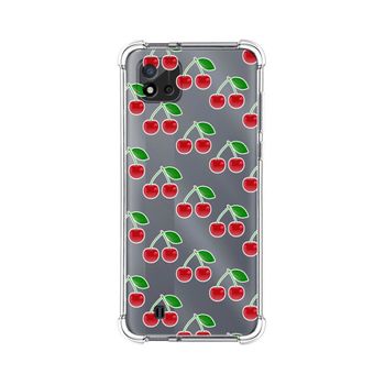 Funda Silicona Antigolpes Realme C11 2021 Diseño Cerezas