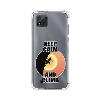 Funda Silicona Antigolpes Realme C11 2021 Diseño Mujer Escalada