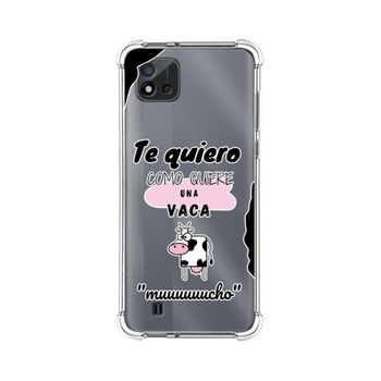 Funda Silicona Antigolpes Realme C11 2021 Diseño Vaca