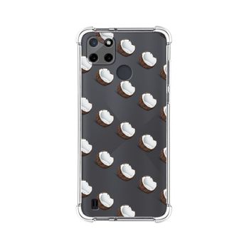 Funda Silicona Antigolpes Realme C21y / C25y Diseño Cocos