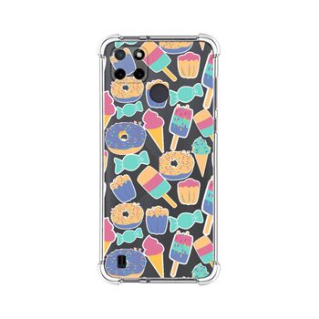 Funda Silicona Antigolpes Realme C21y / C25y Diseño Dulces 02