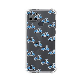 Funda Silicona Antigolpes Realme C21y / C25y Diseño Scooter