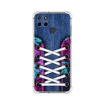 Funda Silicona Antigolpes Realme C21y / C25y Diseño Zapatillas 06