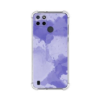 Funda Silicona Antigolpes Realme C21y / C25y Diseño Acuarela 01