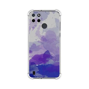 Funda Silicona Antigolpes Realme C21y / C25y Diseño Acuarela 09