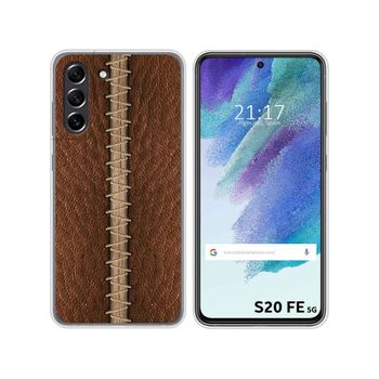 Funda Silicona Samsung Galaxy S21 Fe 5g Diseño Cuero 01