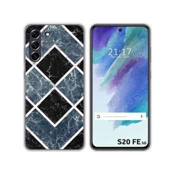 Funda Silicona Samsung Galaxy S21 Fe 5g Diseño Mármol 06