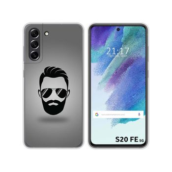 Funda Silicona Samsung Galaxy S21 Fe 5g Diseño Barba