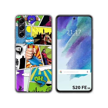 Funda Silicona Samsung Galaxy S21 Fe 5g Diseño Comic