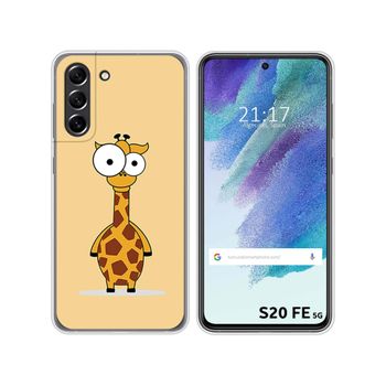 Funda Silicona Samsung Galaxy S21 Fe 5g Diseño Jirafa