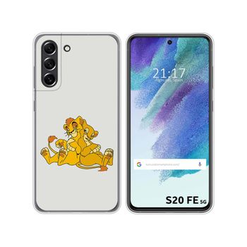 Funda Silicona Samsung Galaxy S21 Fe 5g Diseño Leones