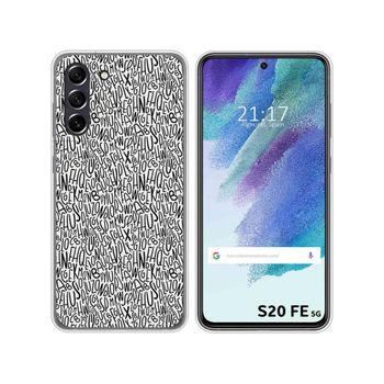 Funda Silicona Samsung Galaxy S21 Fe 5g Diseño Letras