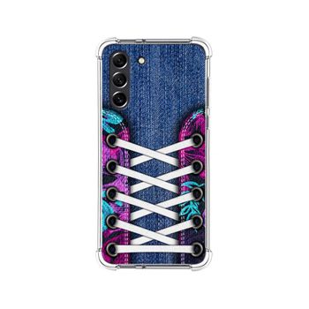 Funda Silicona Antigolpes Samsung Galaxy S21 Fe 5g Diseño Zapatillas 06