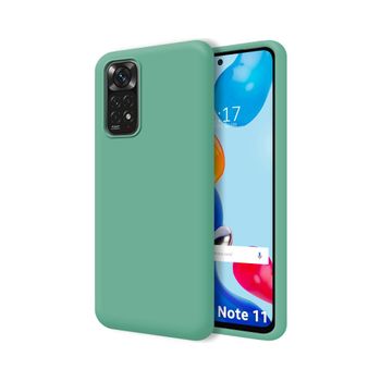 Funda Silicona Líquida Ultra Suave Para Xiaomi Redmi Note 11 / 11s Color Verde