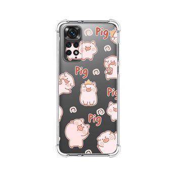 Funda Silicona Antigolpes Para Xiaomi Redmi Note 11 / 11s Diseño Cerdos