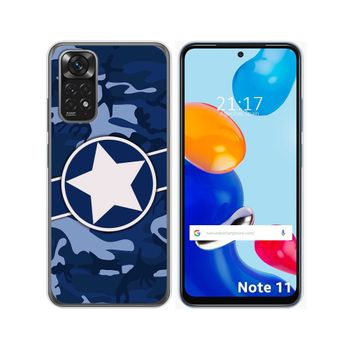 Funda Silicona Para Xiaomi Redmi Note 11 / 11s Diseño Camuflaje 03