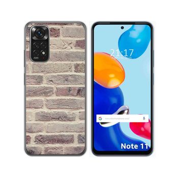 Funda Silicona Para Xiaomi Redmi Note 11 / 11s Diseño Ladrillo 01