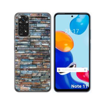 Funda Silicona Para Xiaomi Redmi Note 11 / 11s Diseño Ladrillo 05