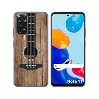 Funda Silicona Para Xiaomi Redmi Note 11 / 11s Diseño Madera 11