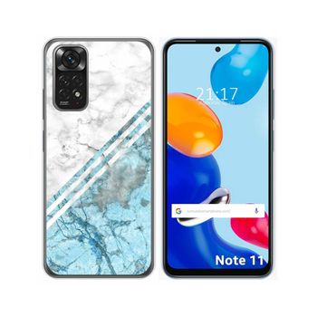 Funda Silicona Para Xiaomi Redmi Note 11 / 11s Diseño Mármol 02