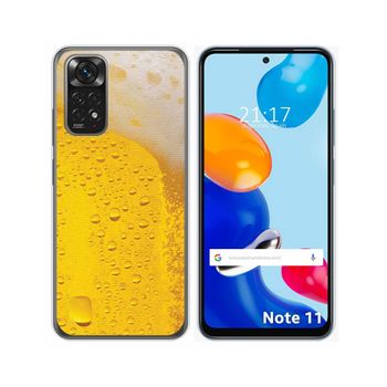 Funda Silicona Para Xiaomi Redmi Note 11 / 11s Diseño Cerveza