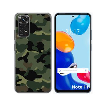 Funda Silicona Para Xiaomi Redmi Note 11 / 11s Diseño Camuflaje