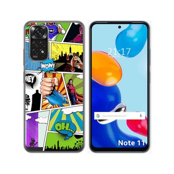 Funda Silicona Para Xiaomi Redmi Note 11 / 11s Diseño Comic