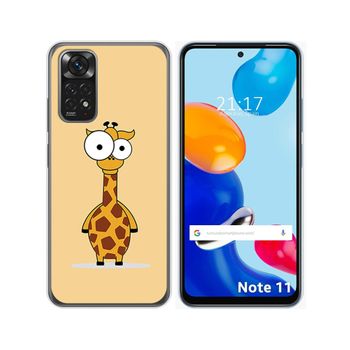 Funda Silicona Para Xiaomi Redmi Note 11 / 11s Diseño Jirafa