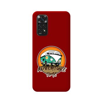 Funda Silicona Líquida Roja Para Xiaomi Redmi Note 11 / 11s Diseño Adventure Time