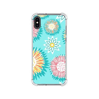 Funda Silicona Antigolpes Para Iphone Xs Max Diseño Flores 05