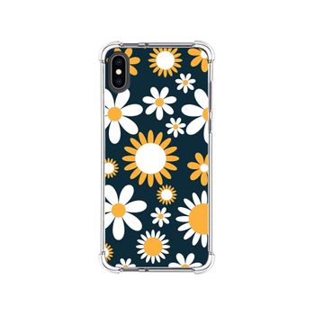 Funda Silicona Antigolpes Para Iphone Xs Max Diseño Flores 08