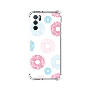 Funda Silicona Antigolpes Para Oppo A16 / A16s Diseño Flores 06