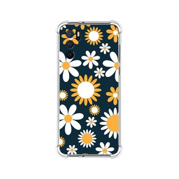 Funda Silicona Antigolpes Para Oppo A16 / A16s Diseño Flores 08