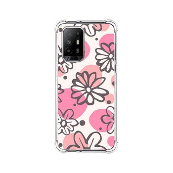 Funda Silicona Antigolpes Para Oppo A94 5g Diseño Flores 09