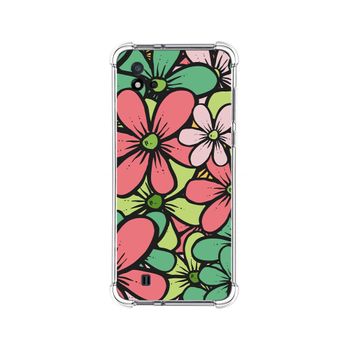 Funda Silicona Antigolpes Para Realme C11 2021 Diseño Flores 02