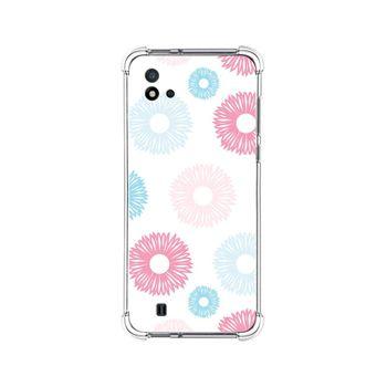 Funda Silicona Antigolpes Para Realme C11 2021 Diseño Flores 06