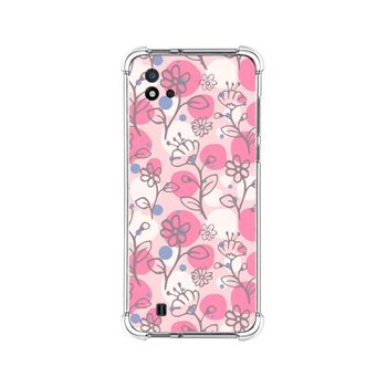 Funda Silicona Antigolpes Para Realme C11 2021 Diseño Flores 07