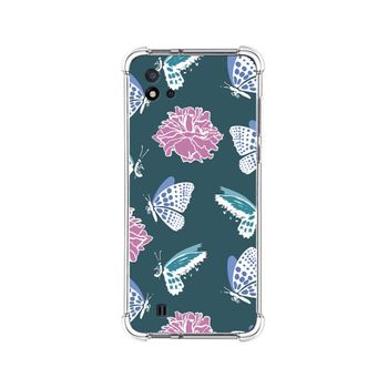 Funda Silicona Antigolpes Para Realme C11 2021 Diseño Flores 10