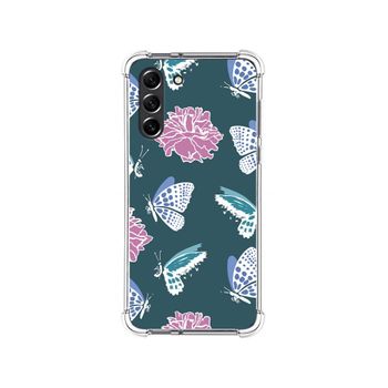 Funda Silicona Antigolpes Para Samsung Galaxy S21 Fe 5g Diseño Flores 10