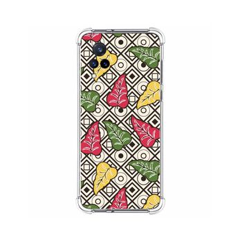 Funda Silicona Antigolpes Para Vivo V21 5g Diseño Flores 11