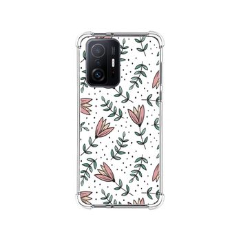 Funda Silicona Antigolpes Para Xiaomi 11t 5g / 11t Pro 5g Diseño Flores 01