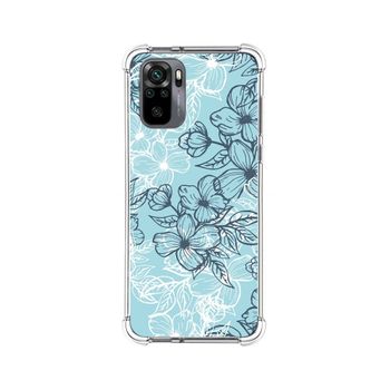 Funda Silicona Antigolpes Para Xiaomi Redmi Note 10 / 10s Diseño Flores 03