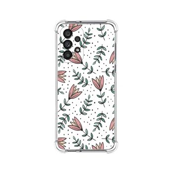 Funda Silicona Antigolpes Para Samsung Galaxy A33 5g Diseño Flores 01