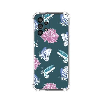 Funda Silicona Antigolpes Para Samsung Galaxy A33 5g Diseño Flores 10