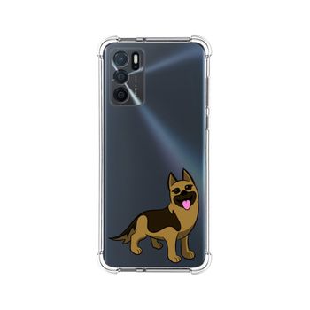 Funda Silicona Antigolpes Para Oppo A16 / A16s Diseño Perros 03