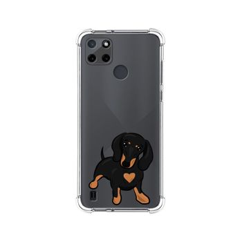 Funda Silicona Antigolpes Para Realme C21y / C25y Diseño Perros 04