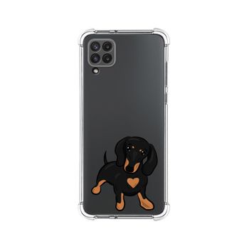 Funda Silicona Antigolpes Para Samsung Galaxy A22 4g / M22 Diseño Perros 04