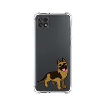 Funda Silicona Antigolpes Para Samsung Galaxy A22 5g Diseño Perros 03